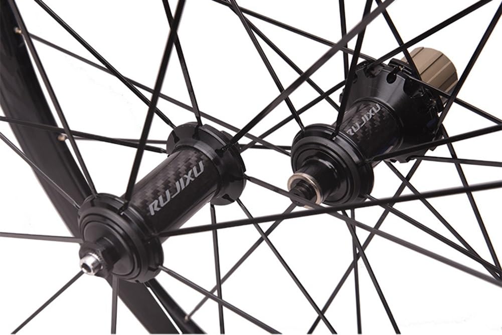 Amazon.co.jp: BMX用フラットスポークホイールセット 406/451リム V